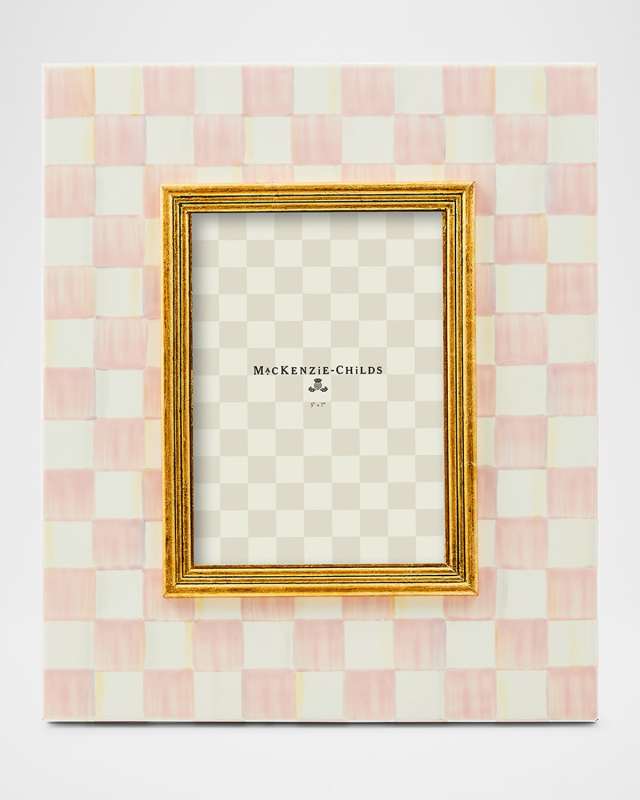 Rosy Check Picture Frame, 5" x 7"